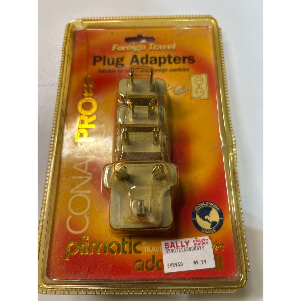 Conair Pro Foreign Travel Plug Adapters‎ Worldwide Usage Set
